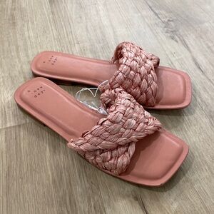 NEW Women’s A New Day Nicolette Raffia Sandals